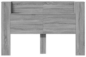 Fejtámla polcokkal Szürke Sonoma 160 x 16,5 x 103,5 cm Faanyag