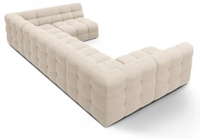 Bézs sarokkanapé (U alakú) Kendal – Micadoni