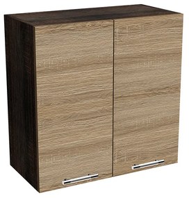 Salandra Elemes konyha kétajtós felsőszekrény sonoma 60 x 60 x 30 cm