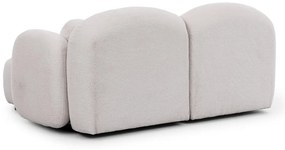 Krémszínű buklé sarokkanapé (jobb oldali-heverő résszel) Orbit – Ropez