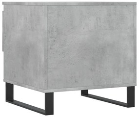 2 db betonszürke szerelt fa dohányzóasztal 50 x 46 x 50 cm