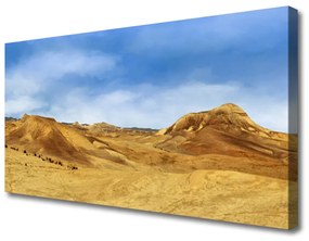 Vászonfotó Desert Hills Landscape 125x50 cm