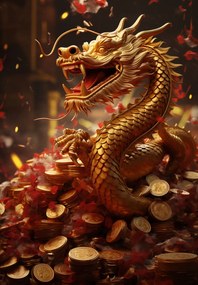 Poszter 68x98cm A gazdagság sárkánya