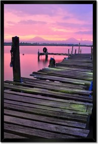 Poszterek keretben 40x60 Híd deszkákból