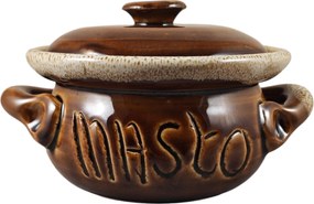 Vajtartály 0,4L űrtartalom barna fényes szín