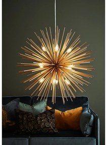 Aranyszínű függőlámpa fém búrával 72x72 cm Soleil - Markslöjd