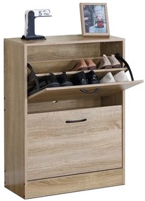 Botník, mdf, hnědá, ABO-G1014 OAK