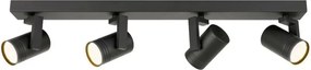 Spot Lámpa Fekete Spiela ITALUX-SPL-31993-4B-BK