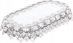 Mg 202541 Abrosz Jacquard oVÁLIS 100x150 Fehér lengyel