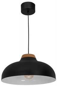 Csillár zsinóron BURGOS 1xE27/60W/230V fekete