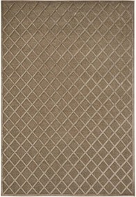 Barna viszkóz szőnyeg 3D hatással 200x300