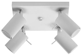Sollux SL.0090 - Spotlámpa RING 4 4xGU10/10W/230V fehér