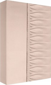 Pamut gumis lepedő 140x200 cm bézs színű