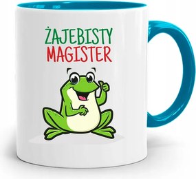 Mesterképzési Bögre Kék Születésnapi Ajándék fényképes nyomtatással