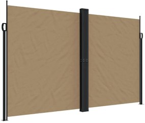 tópszínű behúzható oldalsó napellenző 200 x 1000 cm