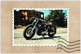 Poszterek 120x80 Klasszikus motorkerékpár Motor