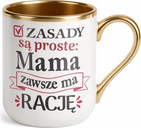 Prémium Bögre Arany Anyák napja Anyák Napja Ajándék Szabályok Egyszerűek