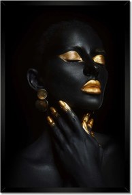 Poszterek keretben 40x60 Arannyal bevont arc