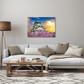 Üveg kép - Oszaka vára (70x50 cm)