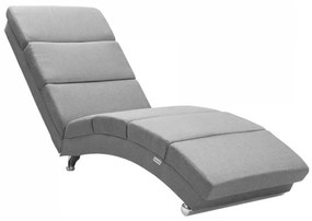 Casaria LONDON napozó fotel, 186×55×89cm, szürke
