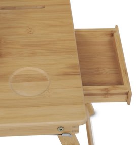 B069 NAT tárolóasztal, bambusz