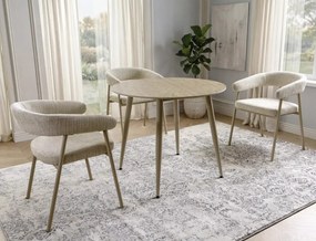 Katana karfás étkezőszék bézs/kasmír