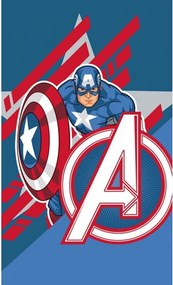 Bosszúállók Captain America kéztörlő, arctörlő, törölköző 30x50 cm