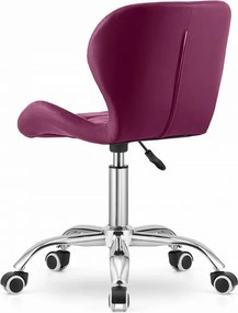 Akció: Bordó irodai szék AVOLA műbőrből II. osztály