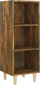 vidaXL füstös tölgy színű szerelt fa tálalószekrény 34,5x32,5x90 cm