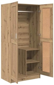 Ruhásszekrény ajtóval artisian oak 82.5 x 51.5 x 180 cm Faanyag