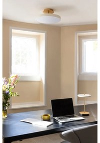 Fehér LED mennyezeti lámpa fém búrával ø 43 cm Asteria Up – UMAGE