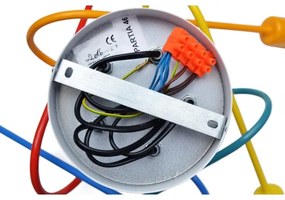 LED gyereklámpa OXFORD 5xE27/15W/230V mennyezeti