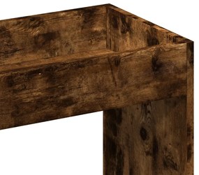 füstös tölgy színű szerelt fa magasszekrény 63 x 33 x 100 cm