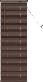 vidaXL Zsaluzia Állítható Sötét barna mintával 150 x 40 cm PVC