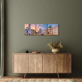Kép - Austria, Vienna (órával) (90x30 cm)