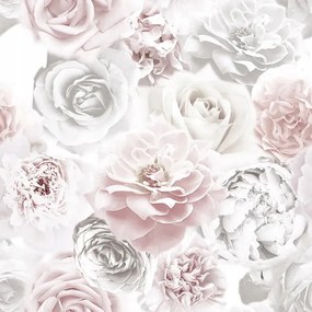 Mg Függönyszövet Velvet Rose Virágok 3D szélesség 150cm 0,5m