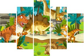 Kép - dinoszaurusz (150x105 cm)
