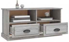 szürke sonoma színű szerelt fa TV-szekrény 93x35,5x45 cm