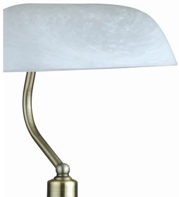 GLOBO 2492 - ANTIQUE asztali lámpa 1xE27/60W fehér