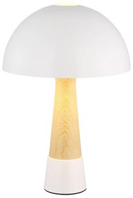 Globo 51570122 - PAULIN asztali lámpa 1xE27ILLU/40W/230V fehér