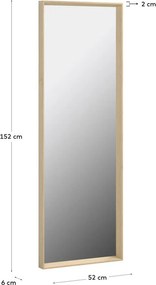 Fali tükör 52x152 cm Nerina – Kave Home