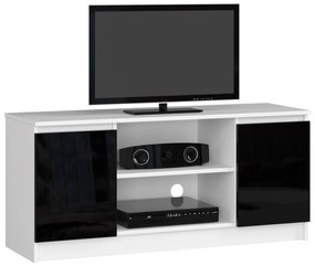 TV asztal Darian (magasfényű fekete). Akció -16%. 1068715