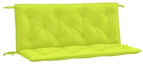 2 db élénkzöld oxford szövet kerti padpárna 120 x 50 x 7 cm