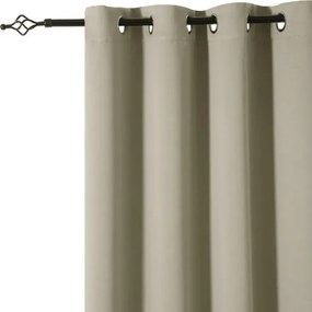 OXFORD világos olajzöld függöny 140x270 cm Felfüggesztés: Hullámos sínszalag
