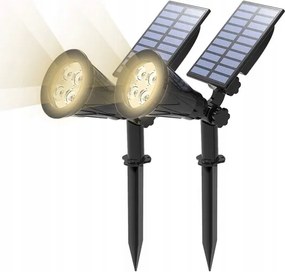 2 db-os napelemes vízálló fényszóró szett 4000 K