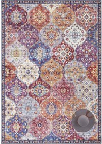 Keleti szőnyeg nappaliba 120x160cm, színes, lapos szövésű