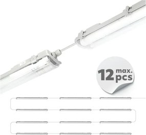 LED műszaki fénycsöves lámpatest T8 2xG13/18W/230V 4000K IP65 127 cm