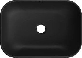 Mexen Rita 45 x 32 cm-es felületi mosdókagyló, fekete matt - 21084585