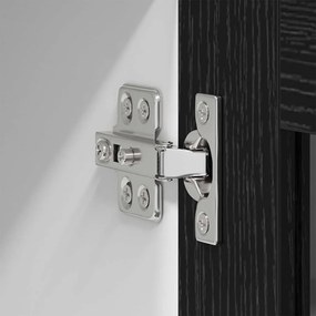 Függő szekrény Riga 2 pcs Fekete tölgy 60 x 31 x 40 cm Faanyag