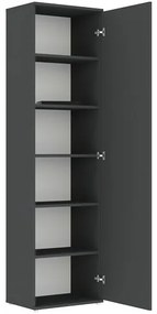 KLARA Polcos Szekrény Antracit Színben.